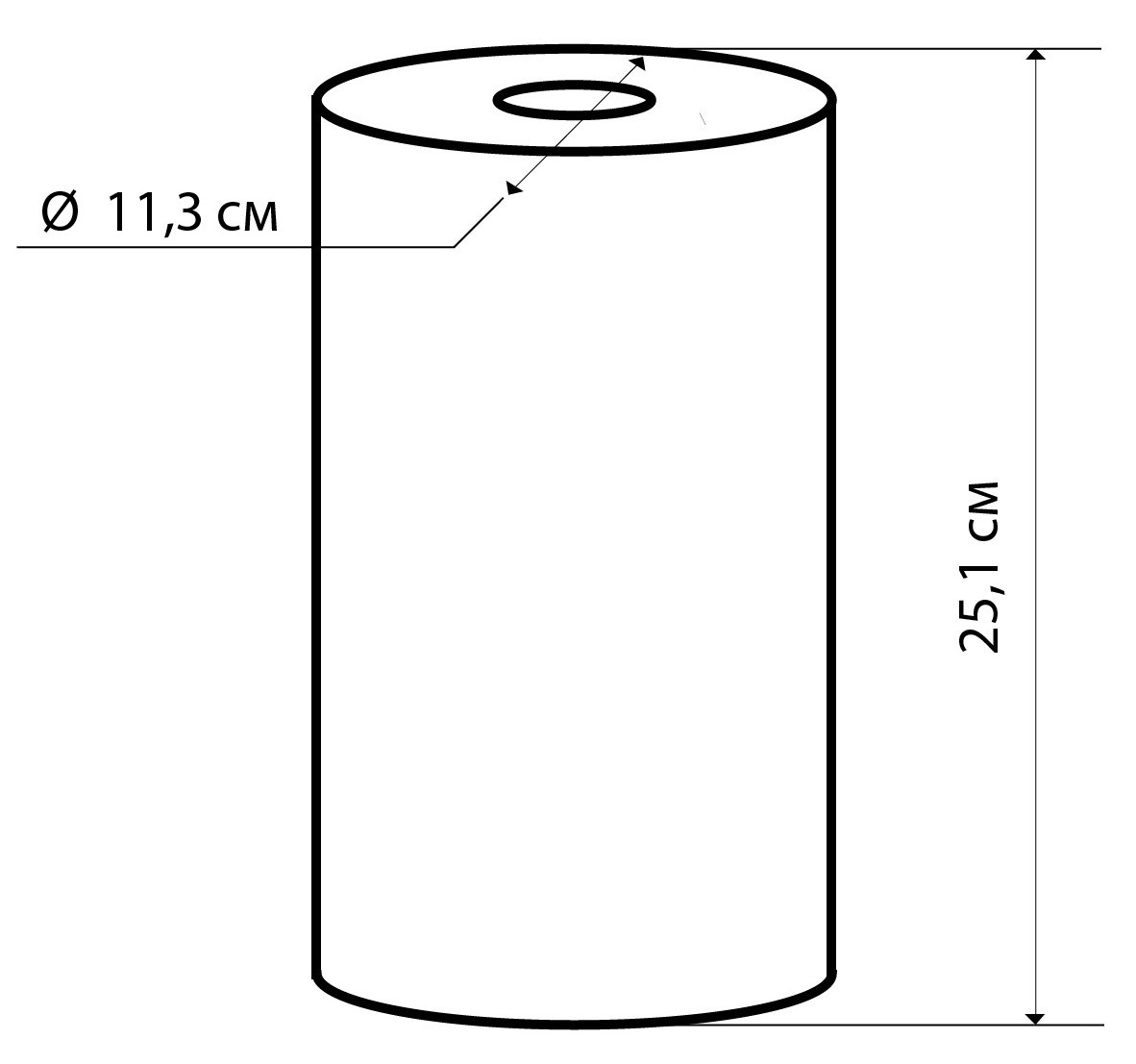Свод Blu полипропилен BB10 Габаритные размеры
