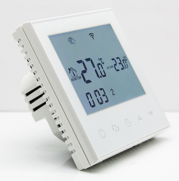 Терморегулятор EcoTerm SN WI-FI White ціна 3350 грн - фотографія 2