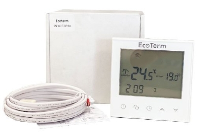 ᐉ Терморегулятор EcoTerm SN WI-FI White купить по цене 3 350 грн. в ...