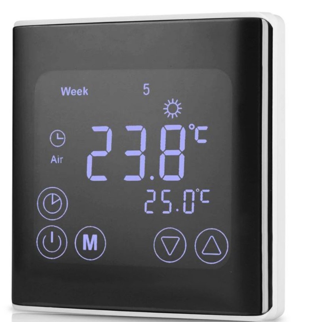 Терморегулятор EcoTerm BSN WI-FI Black ціна 2950 грн - фотографія 2