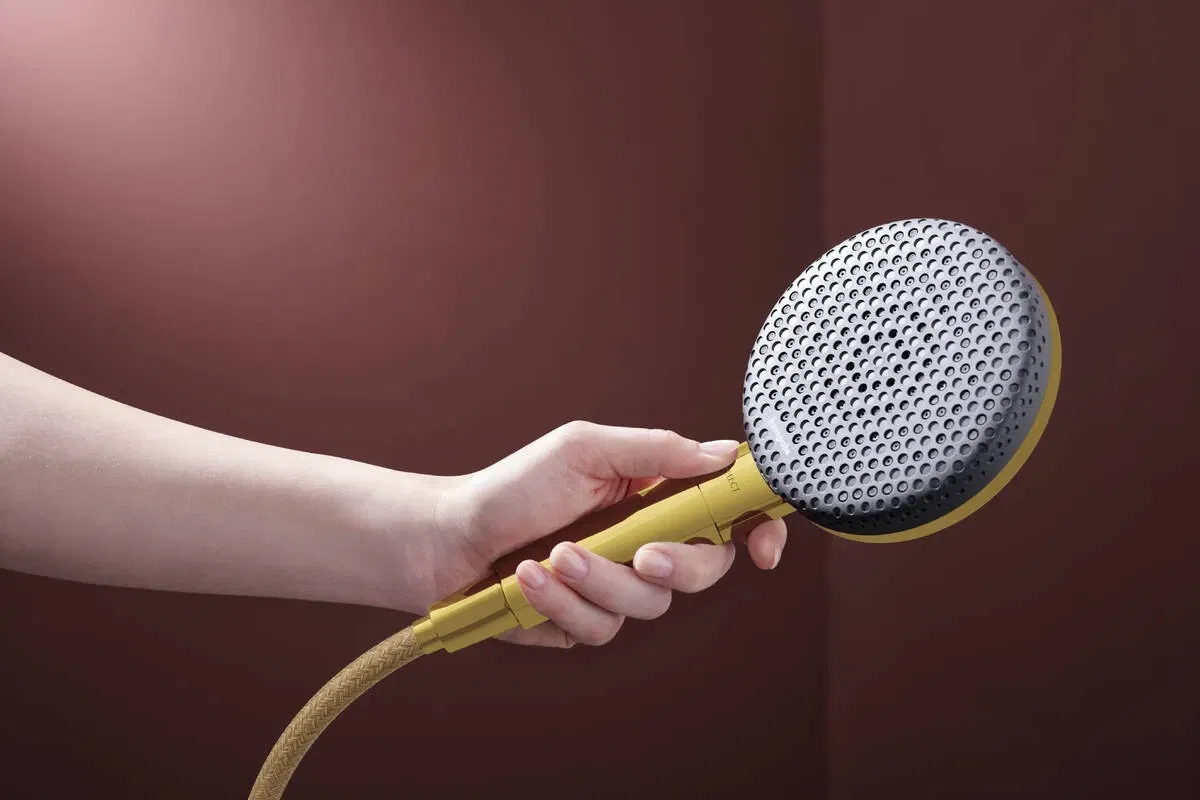 Душевой набор Hansgrohe Raindance Alive Select S 3jet EcoSmart 65 см S Polished Gold Optic 24602990 цена 19416 грн - фотография 2