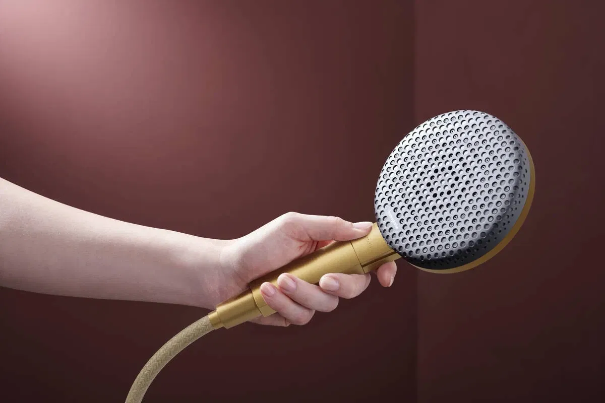 Душевой набор Hansgrohe Raindance Alive Select S 3jet EcoSmart 90 см S Brushed Bronze 24603140 цена 20257 грн - фотография 2