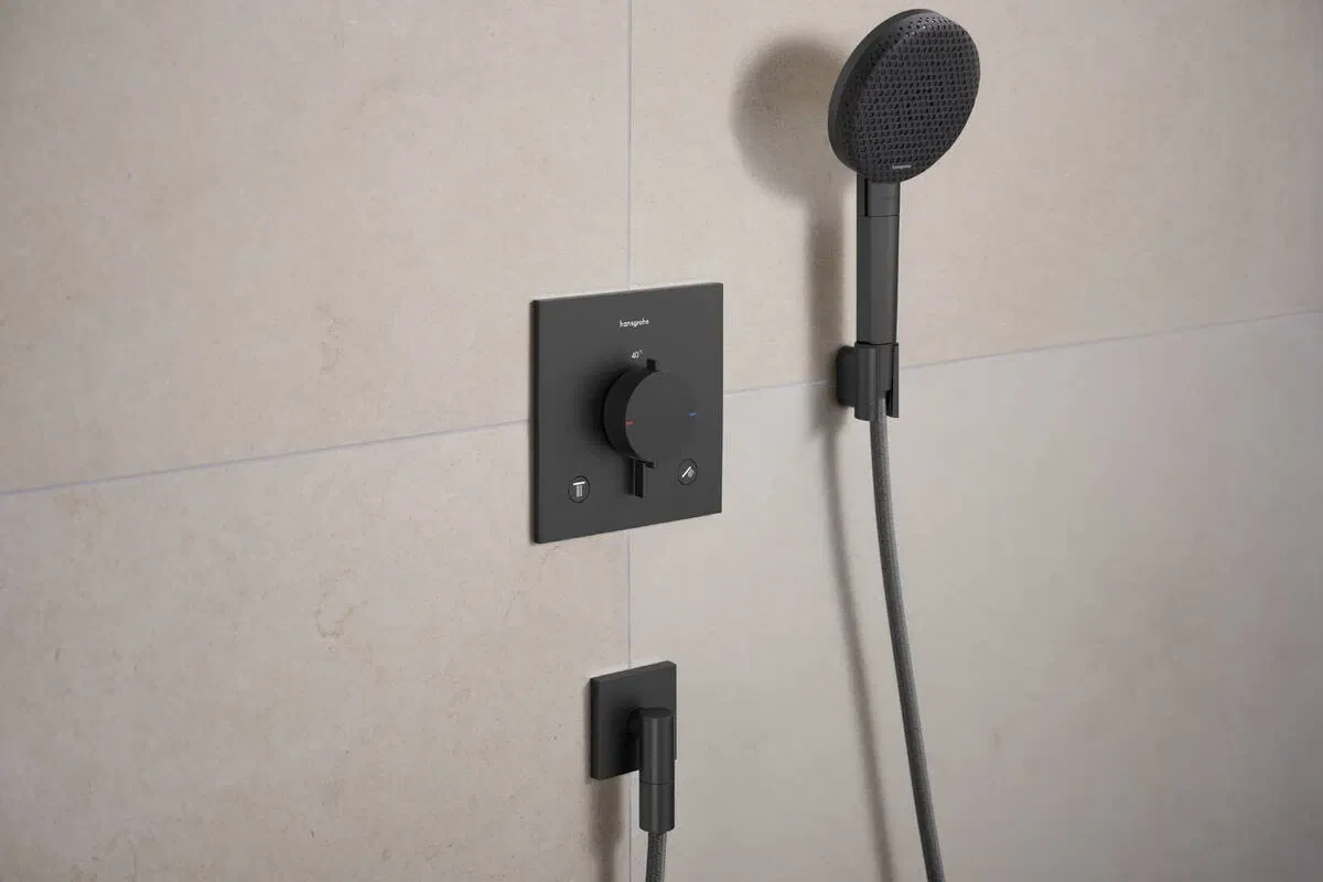 Душевой набор Hansgrohe Raindance Alive Select S 3jet EcoSmart Porter 160 см Brushed Black Chrome 24611340 инструкция - изображение 6