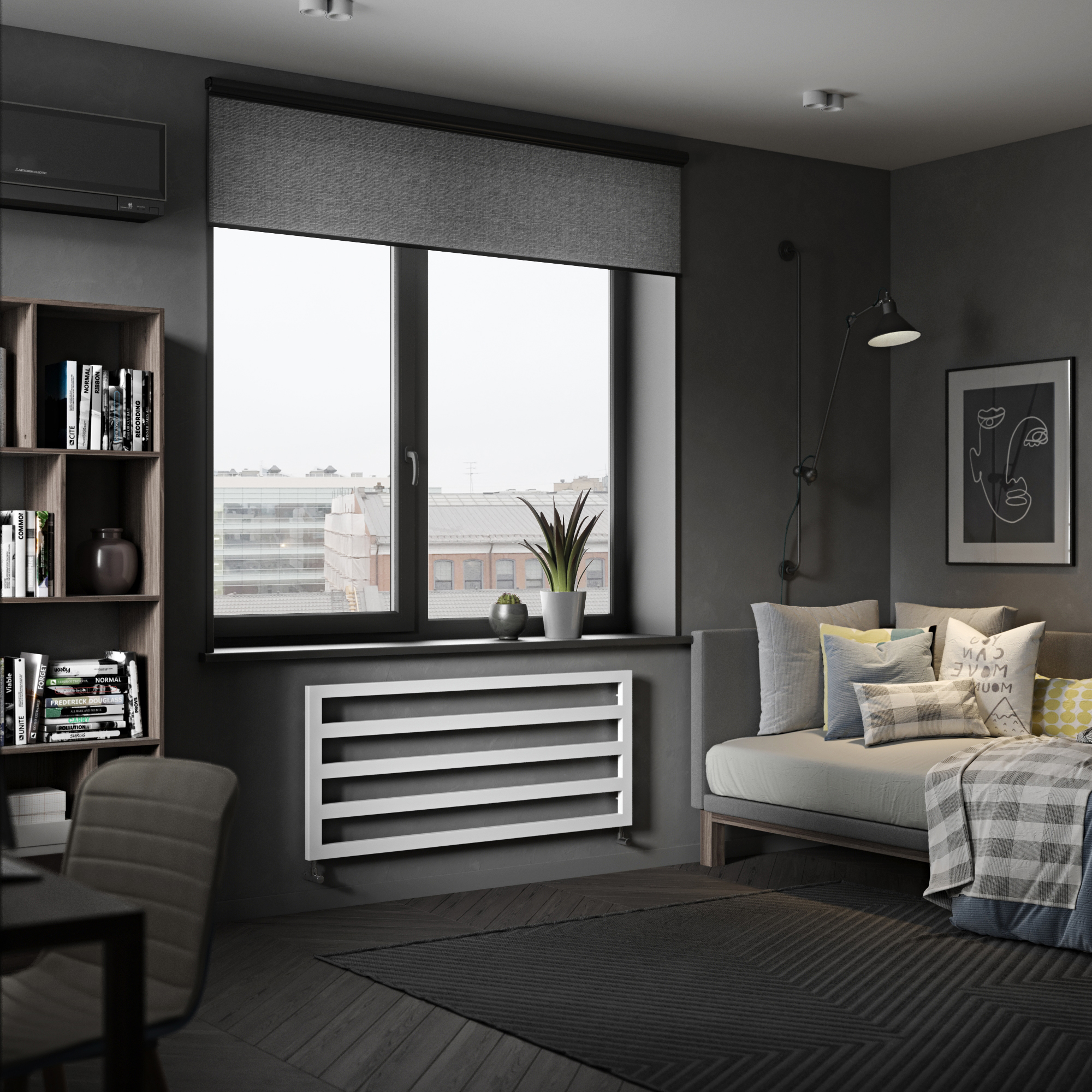 Радиатор для отопления Genesis Aqua Feneli DRY 1400x550 цена 11970 грн - фотография 2