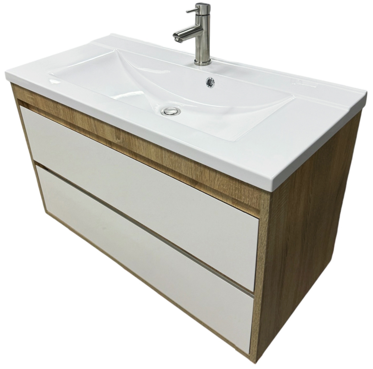 Набір для ванної Adamant Quanto 100 з сифоном Click-Clack + змішувач (4824296207901) відгуки - зображення 5