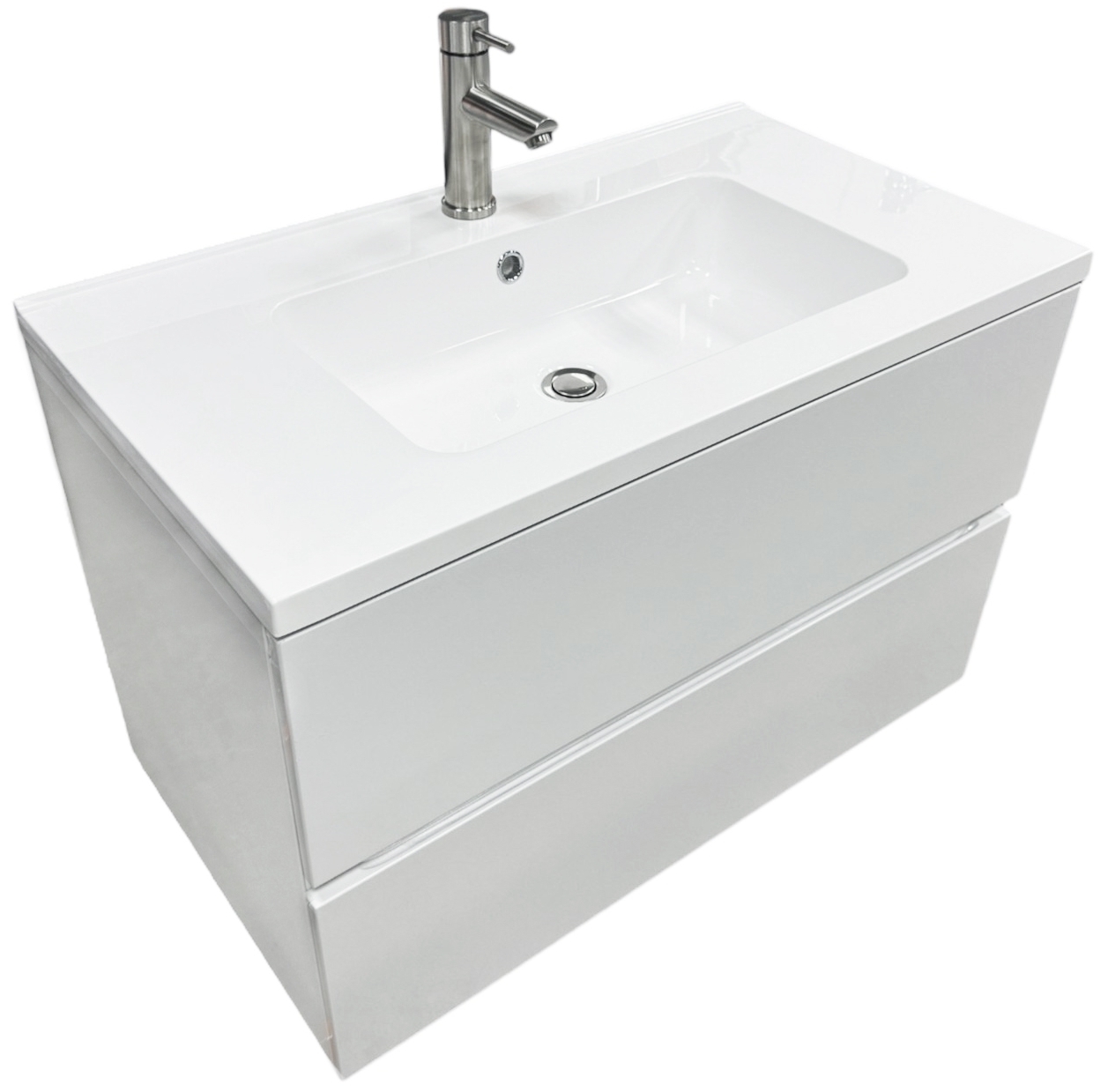 в продажу Набір для ванної Adamant Flat 80 з сифоном Click-Clack + змішувач (4824296207801) - фото 3