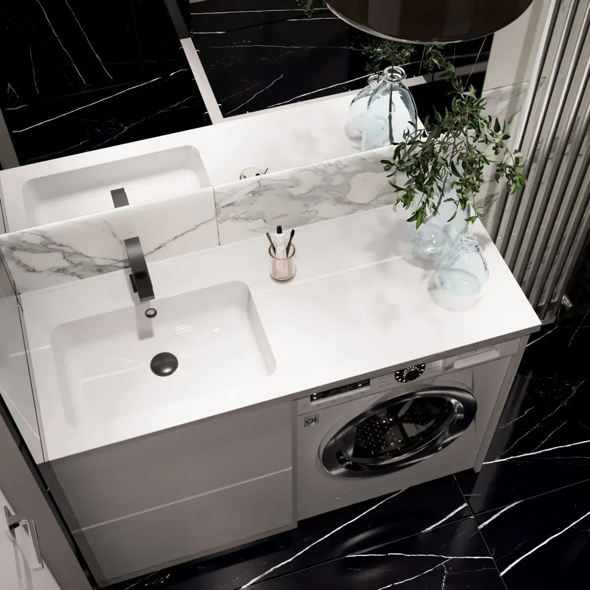 Набір для ванної Adamant Flat 120L з сифоном Click-Clack + змішувач (4824296208601) відгуки - зображення 5