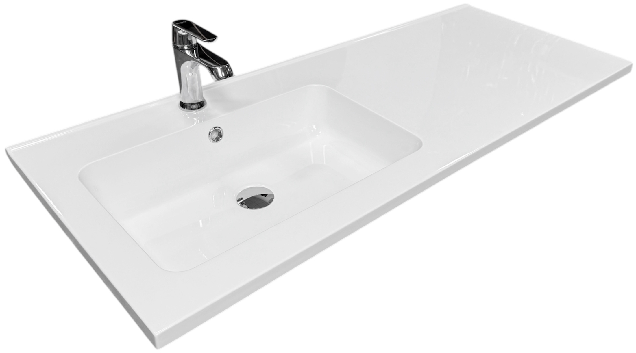 Набір для ванної Adamant Flat 120L з сифоном Click-Clack + змішувач (4824296208601) ціна 8619 грн - фотографія 2