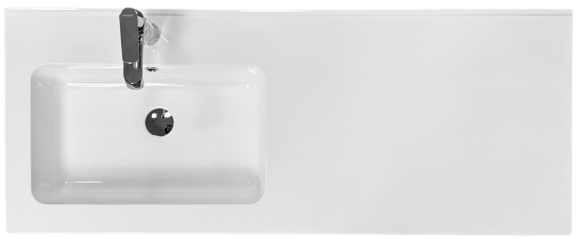 в продажу Набір для ванної Adamant Flat 120L з сифоном Click-Clack + змішувач (4824296208601) - фото 3