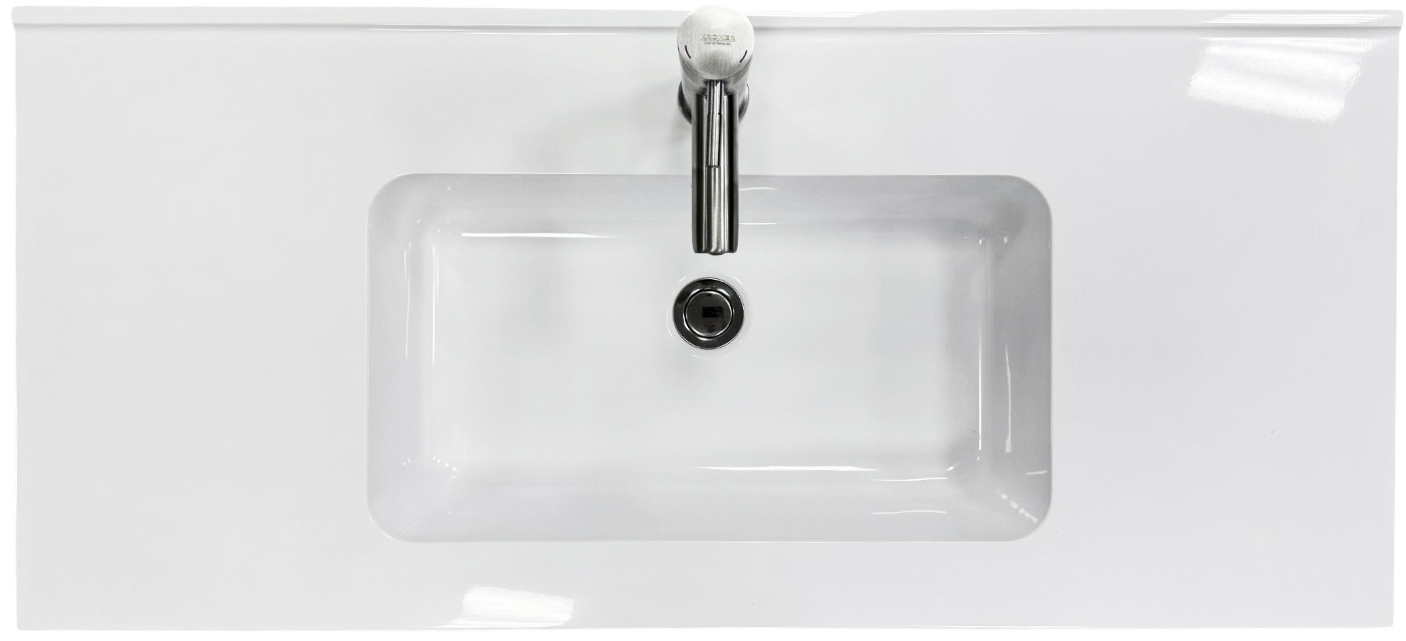 в продажу Набір для ванної Adamant Flat 100 з сифоном Click-Clack + змішувач (4824296207601) - фото 3