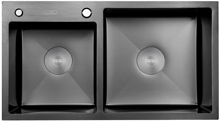 Кухонна мийка Dusel DS50878-1LNB ціна 7901 грн - фотографія 2