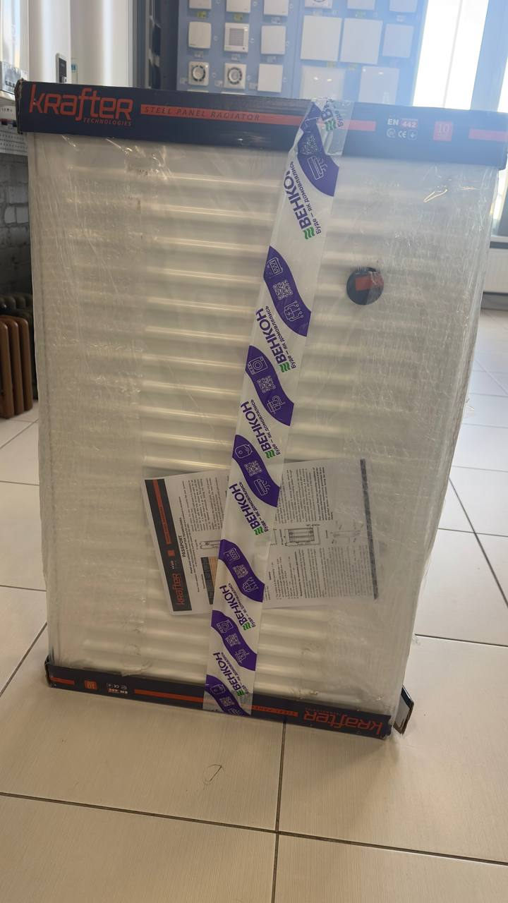в продаже Радиатор для отопления Krafter VC22 500x800 нижнее подключение уценка - фото 3