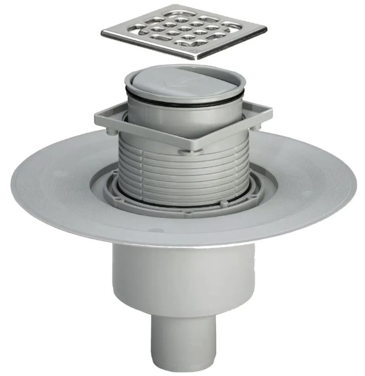 Трап для душу Viega (583224) DN50 100x100