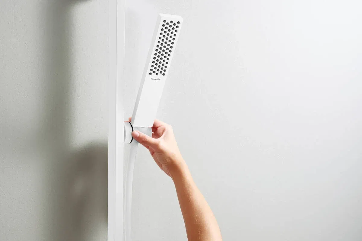 продаємо Hansgrohe Pulsify E 100 1jet EcoSmart Matt White 24320700 в Україні - фото 4