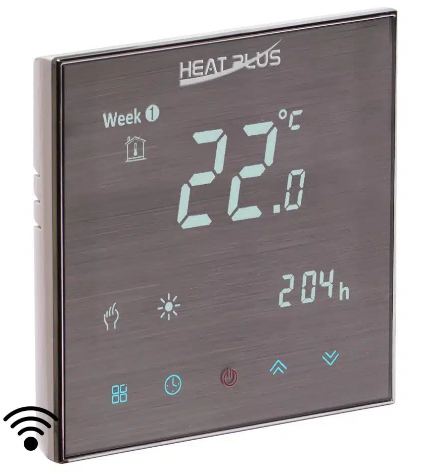 Терморегулятор Heat Plus Iteo Steel Wi-Fi ціна 3472 грн - фотографія 2