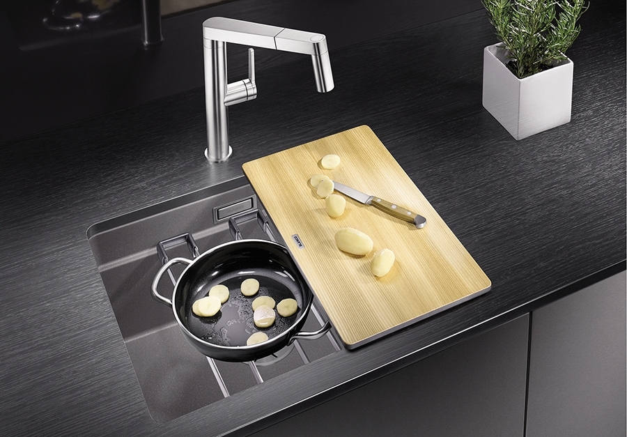 Кухонная мойка Blanco Etagon 500-U (525887) Черный цена 19800 грн - фотография 2