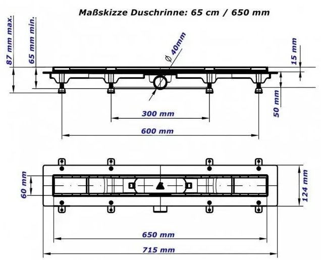 MCH CH-650-H Габаритные размеры
