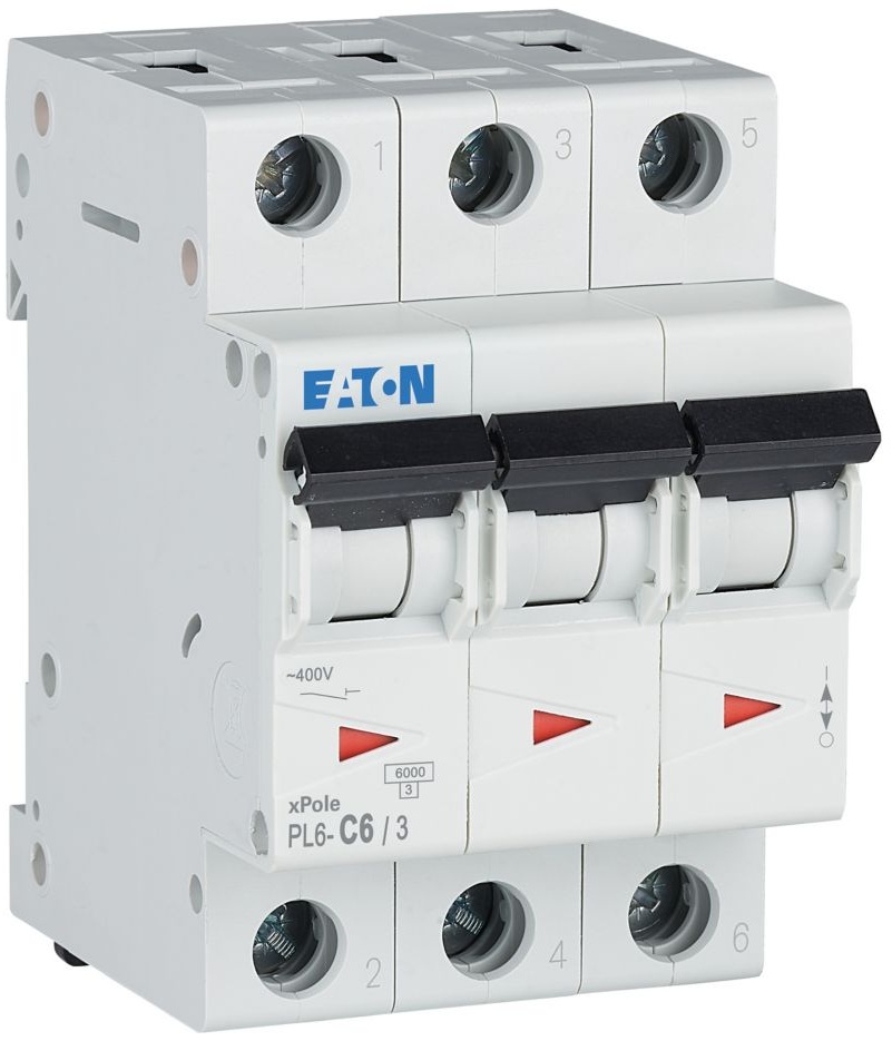 Автоматичний вимикач Eaton PL6-C6/3 (286598) ціна 0 грн - фотографія 2