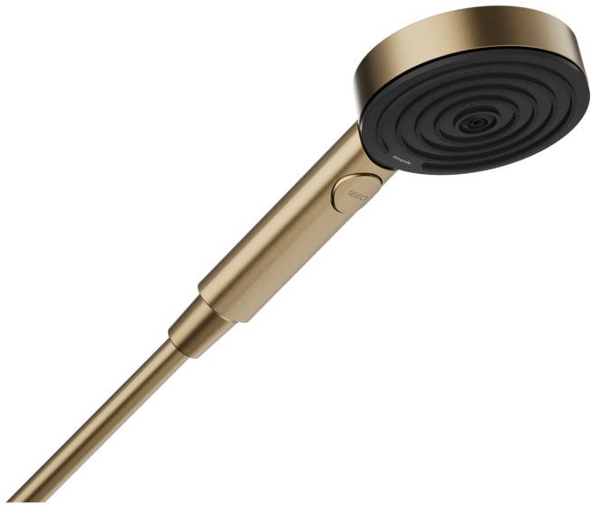 Ручний душ Hansgrohe Pulsify Select Relaxation 105 3jet EcoSmart Brushed Bronze 24111140