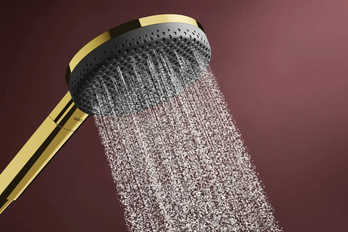 Лійка для ручного душу Hansgrohe Raindance Alive Select S 3jet EcoSmart Polished Gold Optic 24511990 ціна 7252 грн - фотографія 2