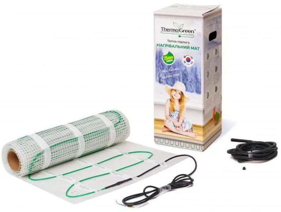 Мат нагревательный ThermoGreen TGMT 2 м², 300 Вт + терморегулятор Heat Plus M5.16 Black инструкция - изображение 6