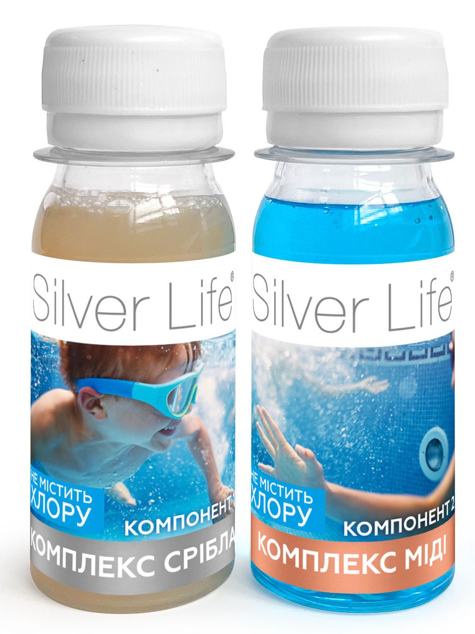 Срібний бактерицидний комплекс Свод Silver Life (2*50мл). Ресурс 2,5 м3 в інтернет-магазині, головне фото