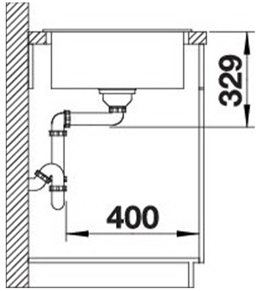 Blanco Legra XL 6 S (523328) Білий Габаритні розміри