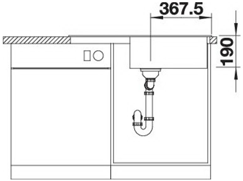 Blanco Legra XL 6 S (523331) Кава Габаритні розміри