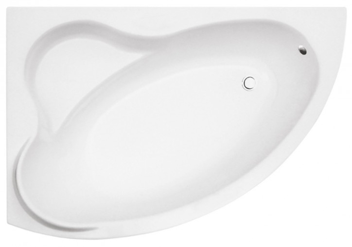 Ванна Besco Ada 160x100 (WAA-160-NL) левая, без отв. под ручки