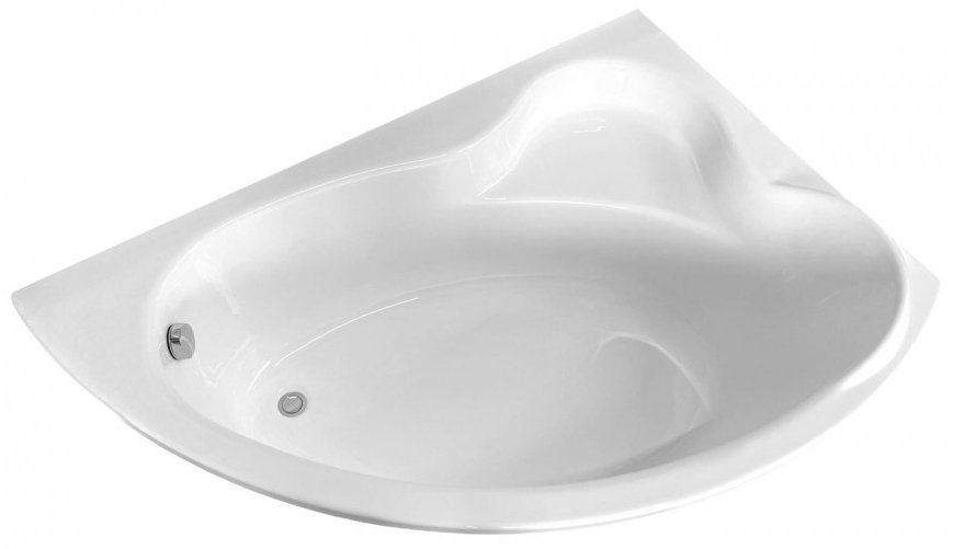Ванна Besco Ada 140x90 (WAA-140-NP) права, без отв. під ручки ціна 11162 грн - фотографія 2