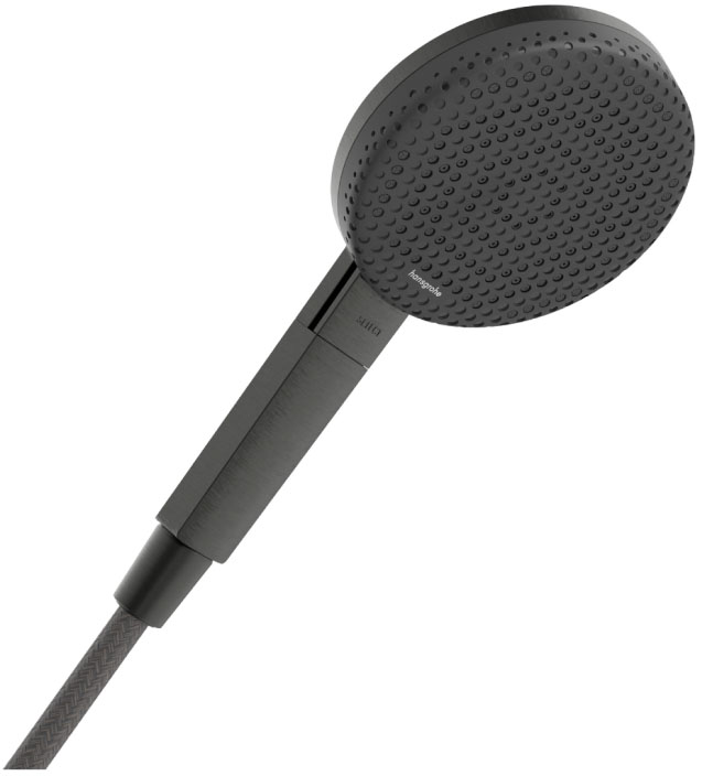 Лійка для ручного душу Hansgrohe Raindance Alive Select S 3jet EcoSmart+ Brushed Black Chrome 24512340