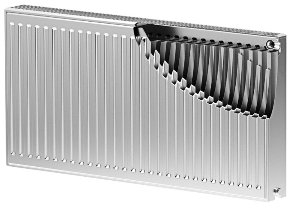 Радиатор для отопления Bronner 22 тип 500x900 (боковое подключение) цена 3174 грн - фотография 2