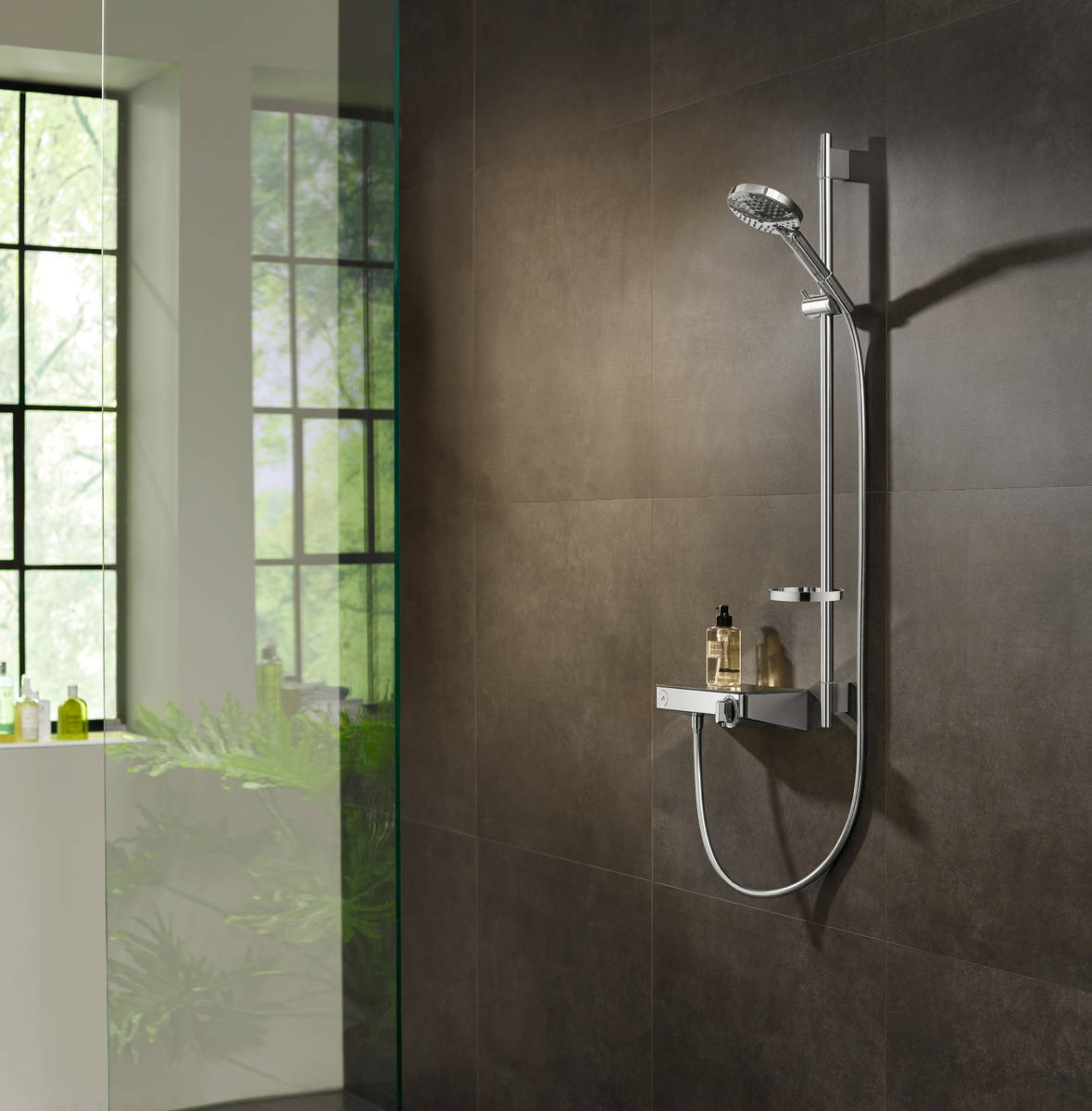 в продажу Ручний душ Hansgrohe Raindance Select S 120 3jet P Brushed Black Chrome 26014340 - фото 3