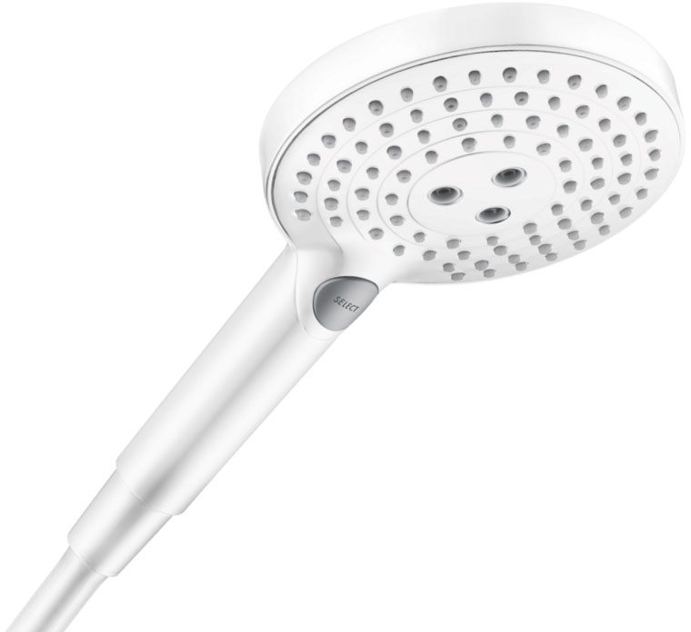 Ручний душ Hansgrohe Raindance Select S PowderRain 120 3jet P EcoSmart+ Matt White 26516700
