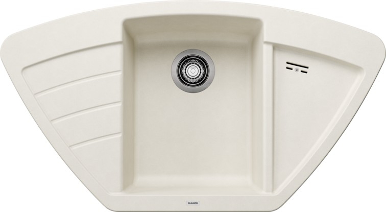 Кухонная мойка Blanco Zia 9 E (527212) Нежный белый