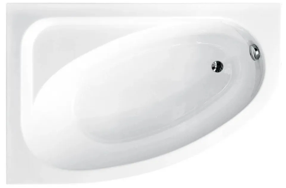 Ванна Besco Cornea 140x80 (WAC-140-NL) левая