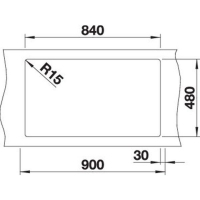 Blanco Zia 9 (526029) Черный Габаритные размеры
