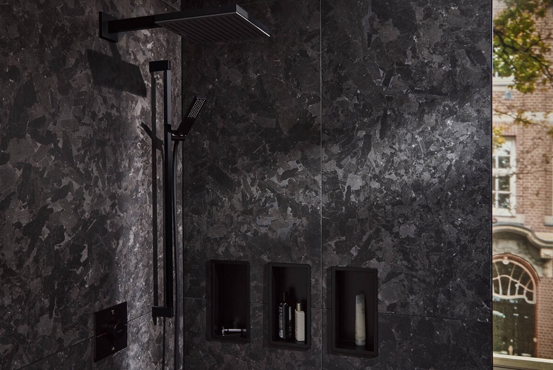 в продажу Тримач душу Hansgrohe E 390 Matt Black 24337670 - фото 3