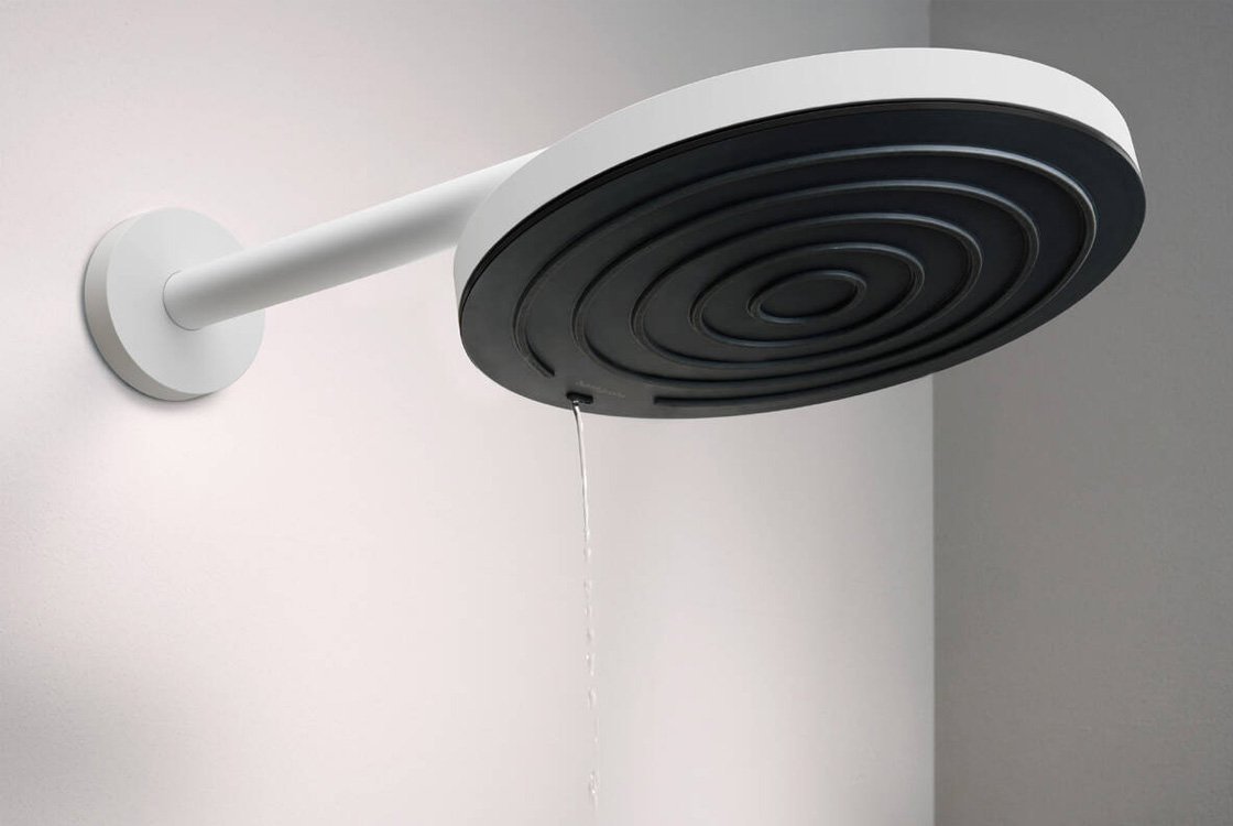 Тримач душу Hansgrohe S 39 Matt White 24357700 ціна 11958 грн - фотографія 2