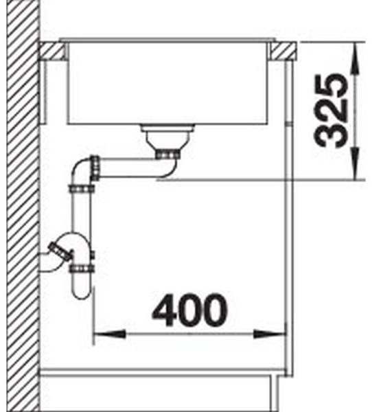 Blanco Zia XL 6 S Compact (523277) Білий Габаритні розміри