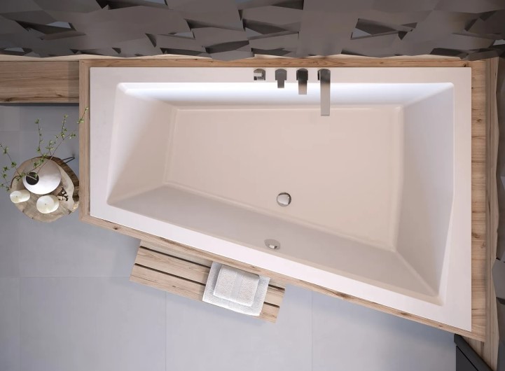 в продаже Ванна Besco Intima Duo 180x125 (WAID-180-NP) правая - фото 3