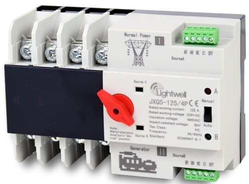Автоматичний перемикач Lightwell JXQ5-125/4P