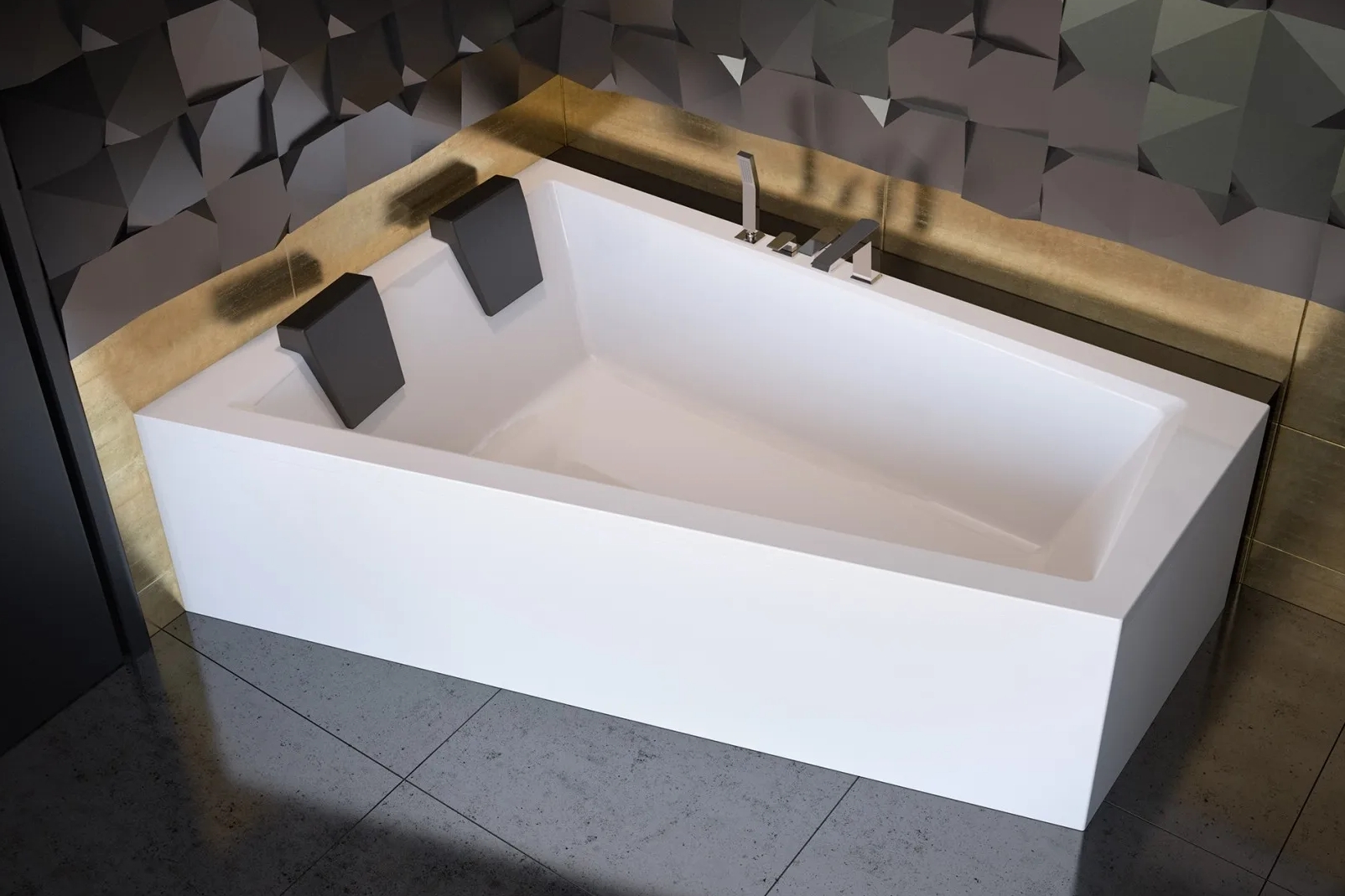 в продаже Ванна Besco Intima Duo 170x125 (WAID-170-NL) левая - фото 3