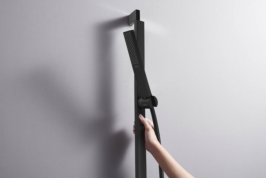 в продаже Душевая штанга Hansgrohe Unica E Puro Matt Black 24404670 - фото 3