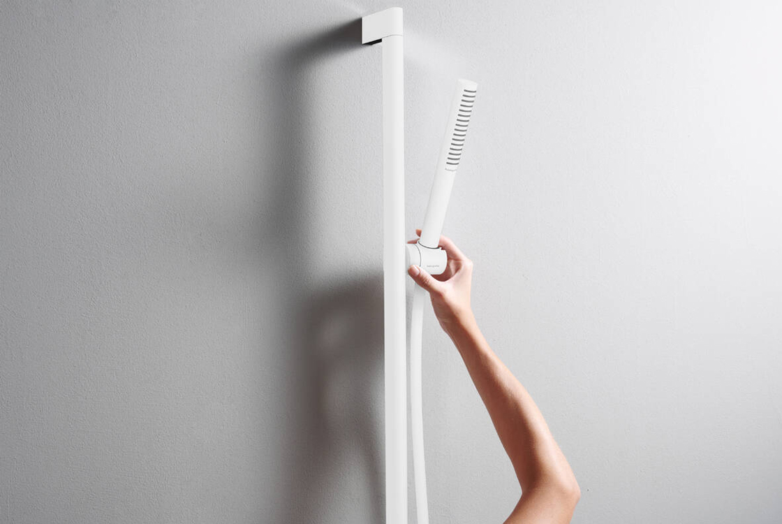 Душевая штанга Hansgrohe Unica S Puro Matt White 24402700 цена 17146 грн - фотография 2