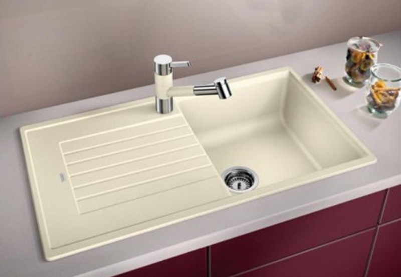 Кухонна мийка Blanco Zia 5 S (527204) Ніжний білий ціна 13700 грн - фотографія 2