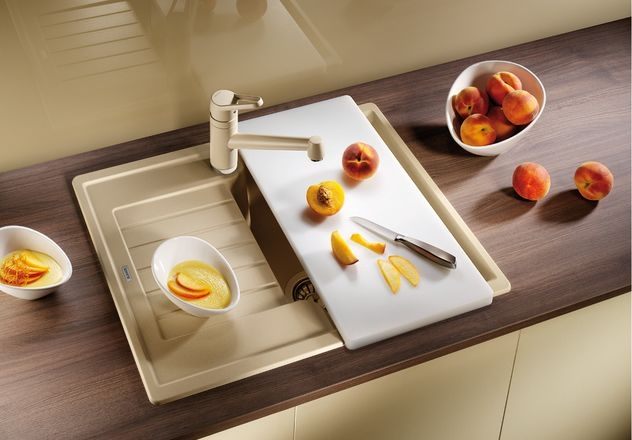 Кухонна мийка Blanco Zia 40 S (527195) Ніжний білий ціна 11650 грн - фотографія 2