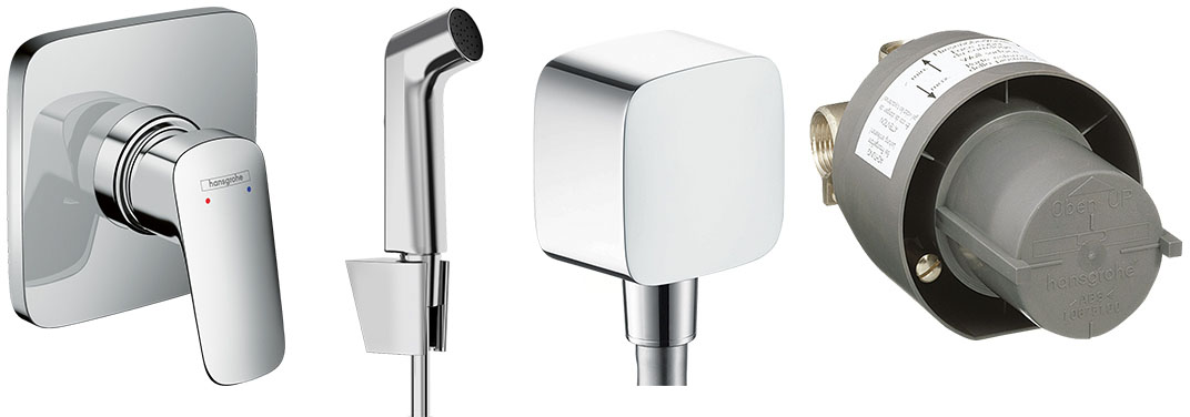 Смеситель для биде Hansgrohe Logis E Chrome 20200025