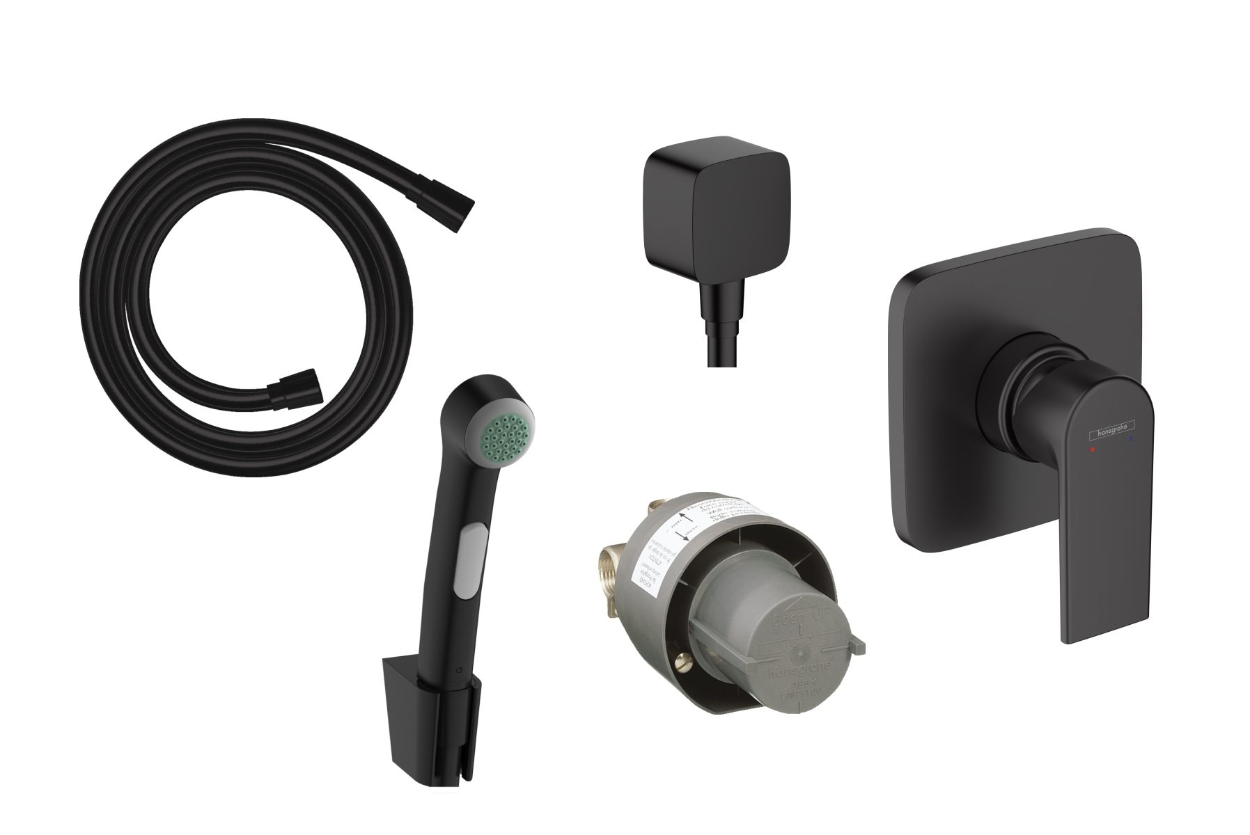 Смеситель для биде Hansgrohe Vernis Shape Matt Black 20230006