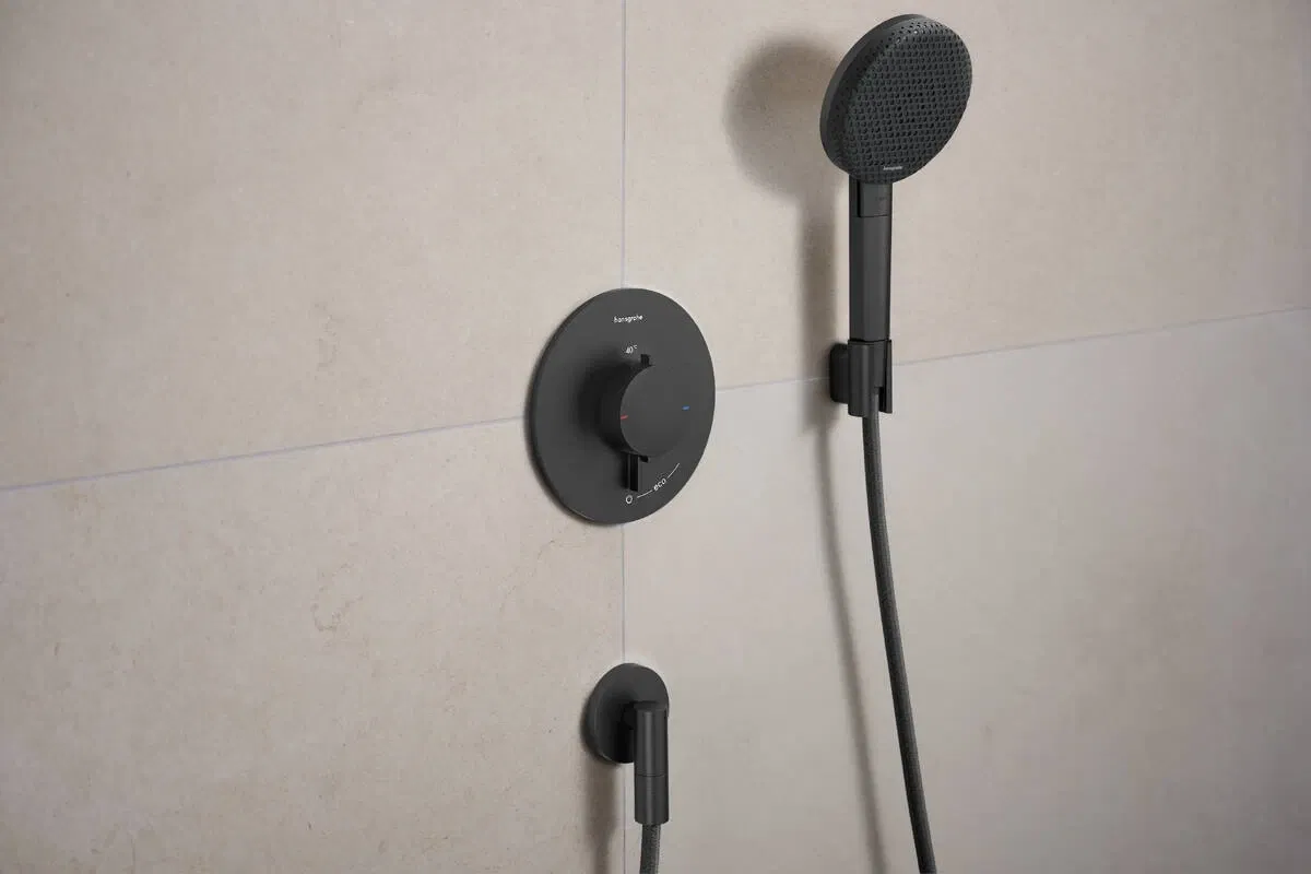 Душевой держатель Hansgrohe Porter Fine Brushed Black Chrome 28885340 инструкция - изображение 6